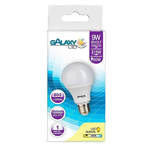 L Mpada Led Bulbo A W K E Bivolt Galaxy Led L Mpada Led