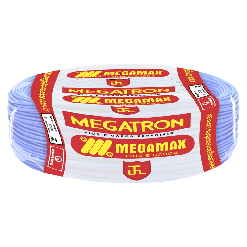 Cabo Flexível 750V 95mm Azul por Metro Megatron Cabo Flexível HEPR