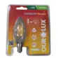 Lâmpada Superled Vela Filamento 3W E=14 2700K Clara 20175 - Ourolux.