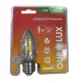 Lâmpada Superled Vela Filamento 3W E=27 6000K Clara 20179 - Ourolux.