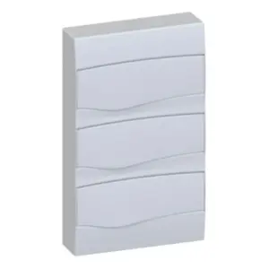 Centro De Distribuição Pvc Sobrepor 36 Disjuntores Porta Branca Br36S - Brum