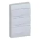 Centro De Distribuição Pvc Sobrepor 36 Disjuntores Porta Branca Br36S - Brum