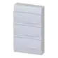 Centro De Distribuição Pvc Sobrepor 36 Disjuntores Porta Branca Br36S - Brum