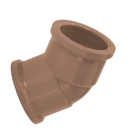 Joelho 45º Soldável Marrom 110mm 10011 - Amanco