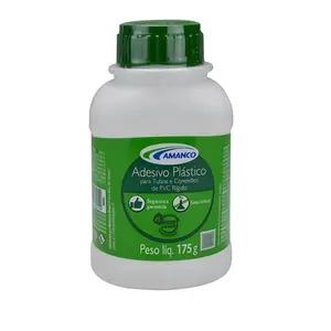 Adesivo Plástico Frasco 175G Com Pincel 90061 - Amanco