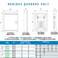 Quadro De Distribuição Embutir 46 Disjuntores Din 100A Volt Qde-46x - Brum