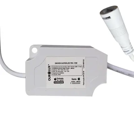 Driver Para Plafon Superled 9W - 12W 03806 - Ourolux