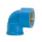 Joelho Azul 90º Soldável E Com Bucha Latão 25mm x 1/2'' 11679 - Amanco