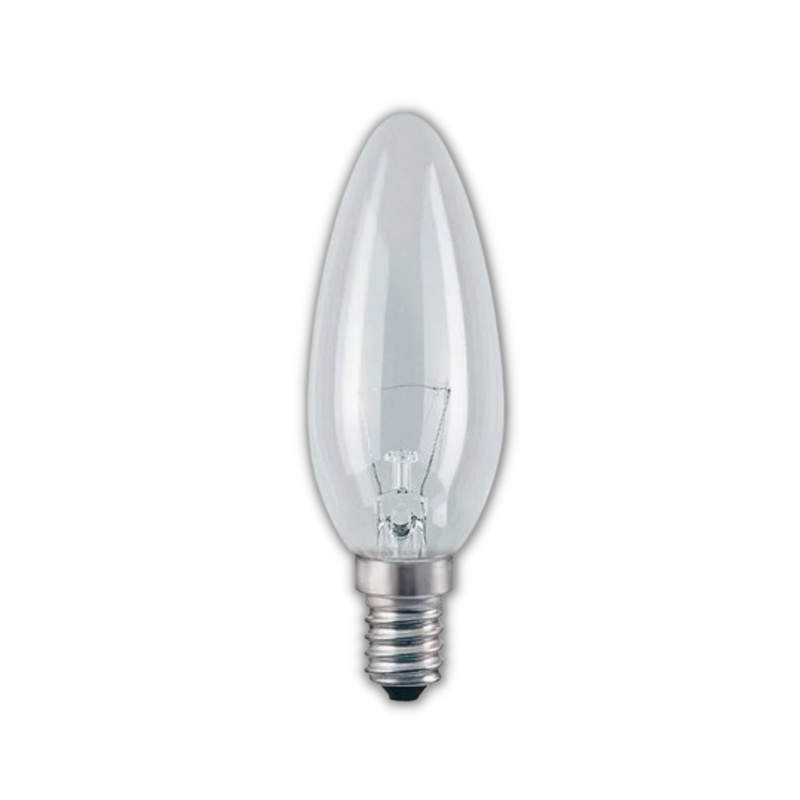 Lote De 10 Bombillas Apollo Standard 40W 230V (Philips) – Transparente O Mate, Tipo Vela