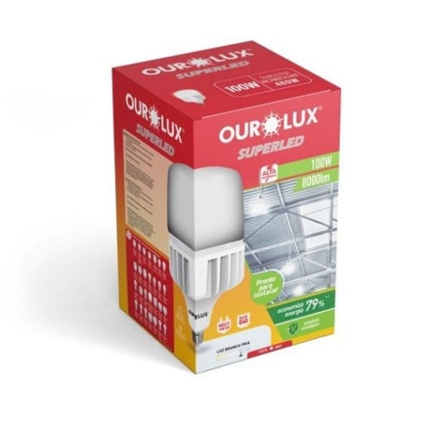 L Mpada Superled Bulbo Led Alta Pot Ncia W E K Ourolux L Mpada Superled Alta