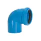 Joelho Azul 90º Com Anel Vedação Dn38 x 38 10524 - Amanco