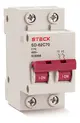 Disjuntor Tipo Din Bipolar Curva C 70A - Steck