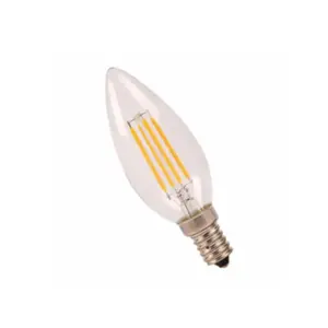 Lâmpada Superled Vela Filamento 3W E=14 6000K Clara 20172 - Ourolux