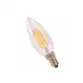 Lâmpada Superled Vela Filamento 3W E=14 6000K Clara 20172 - Ourolux