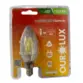 Lâmpada Superled Vela Filamento 3W E=14 6000K Clara 20172 - Ourolux