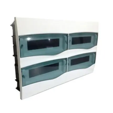 Centro De Distribuição Pvc Embutir 48 Disjuntores Br48 - Brum