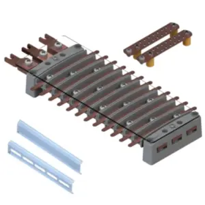 Kit Barramento Trifásico 48 Disjuntores Din 250A Volt Plus Flutuante B25T-48 - Brum