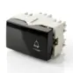 Módulo Interruptor Pulsador Campainha Com Luz 10A 250V Pa016532 - Mar-Girius Ebony Sleek