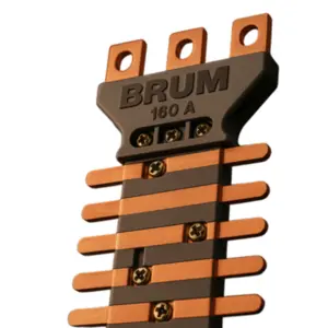 Kit Barramento Trifásico 36 Disjuntores Din 160A Volt Flutuante VB16036 - Brum