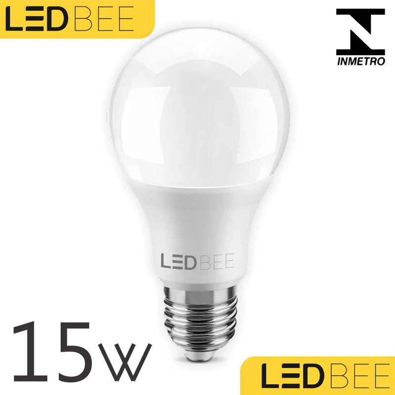 Lampada Bulbo Led A65 15W 6500K E=27 Bivolt - Led Bee - Lampada Bulbo ...