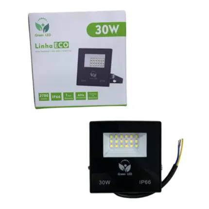 Refletor De Led SMD  30W 6500K Bivolt IP66 Eco - UP Led