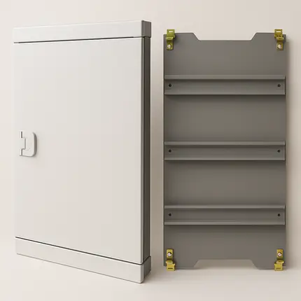 Quadro De Distribuição Embutir Para 36 Disjuntores Horizontal Volt QDE-36H - Brum