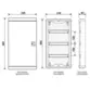 Quadro De Distribuição Embutir Para 36 Disjuntores Horizontal Volt QDE-36H - Brum