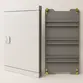 Quadro De Distribuição Embutir Para 36 Disjuntores Horizontal Volt QDE-36H - Brum