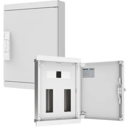 Quadro de Distribuição Sobrepor 18 Disjuntores + Barramento Trifásico 100A Volt - Brum