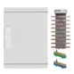 Quadro de Distribuição Embutir 34 Disjuntores + Barramento Bifásico 100A Volt - Brum