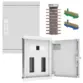 Quadro de Distribuição Embutir 34 Disjuntores + Barramento Trifásico 100A Volt - Brum