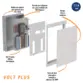 Quadro de Distribuição Embutir 60 Disjuntores + Barramento Trifásico 250A VoltPlus - Brum
