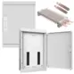 Quadro de Distribuição Embutir 60 Disjuntores + Barramento Trifásico 250A VoltPlus - Brum
