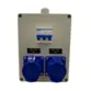 Quadro Robo Com Disjuntor Tripolar 3P 40A + 4 Tomadas 2P+T 20A + 2 Tomada 3P+T 16A - Phek