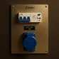 Quadro Robo Com Disjuntor 3P 63A + DR 63A + 8 Tomadas 2P+T 20A + 1 Tomada 3P+T 32A - Phek
