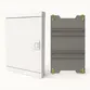 Quadro De Distribuição Sobrepor Para 24 Disjuntores Horizontal Volt QDS-24H - Brum