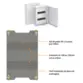 Quadro De Distribuição Sobrepor Para 24 Disjuntores Horizontal Volt QDS-24H - Brum