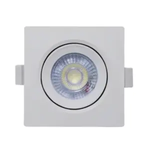 Spot Eco Embutir Led Quadrado 7W Bivolt 3000K BDS1-0500-03 - Black Decker