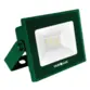 Refletor Led Slim  10W Luz Verde Bivolt Preto 03280 - Ourolux