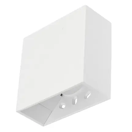 Arandela Led Trevo 4 Fachos Ajustáveis 4W 3000K Bivolt IP65 Branca 3193 - Gaya