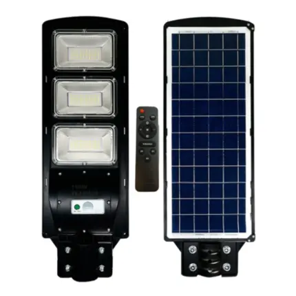 Luminária Pública Solar Poste 150W Led 6500K Com Sensor e Controle - UP Led