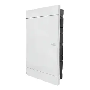 Quadro De Distribuição Em termoplástico Embutir 48 Disjuntores Din 100A Plus BR+48 Porta Branca - Br