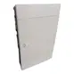 Quadro De Distribuição Em termoplástico Embutir 48 Disjuntores Din 100A Plus BR+48 Porta Branca - Br
