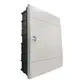 Quadro De Distribuição Em termoplástico Embutir 48 Disjuntores Din 100A Plus BR+48 Porta Branca - Br