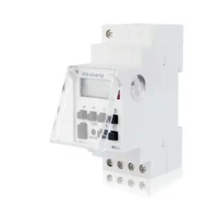 Timer Programador Digital De Tempo Industrial 220v Para Trilho 16.08 - Foxlux