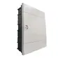 Quadro De Distribuição Em termoplástico Embutir 24 Disjuntores Din 100A Plus BR+24 Porta Branca - Br