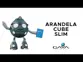 Arandela Cube Slim 4w 3000k Preto 140 Lumens IP65 Bivolt 9683 - Gaya