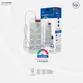 Filtro de Linha com Protetor Contra Surtos DPS 8 Tomadas 10A LCF 026776 - Clamper