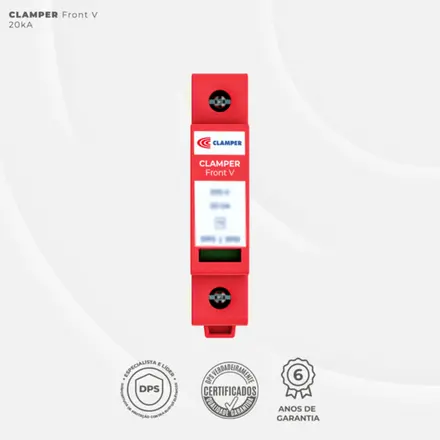 Dispositivo de Proteção de Surto Frontal Monopolar 275V 45KA