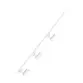 Kit Com 3 Spots Led 10W 6500K Bivolt Com Trilho De 1 Metro Branco 03787 - Ourolux